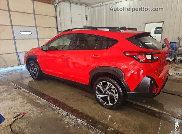 JF2GUADC8RH904286 2024 SUBARU CROSSTREK Red Rear left