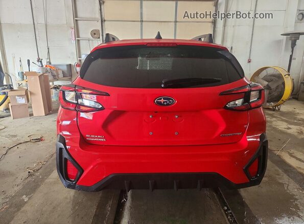 JF2GUADC8RH904286 2024 SUBARU CROSSTREK Red Rear view