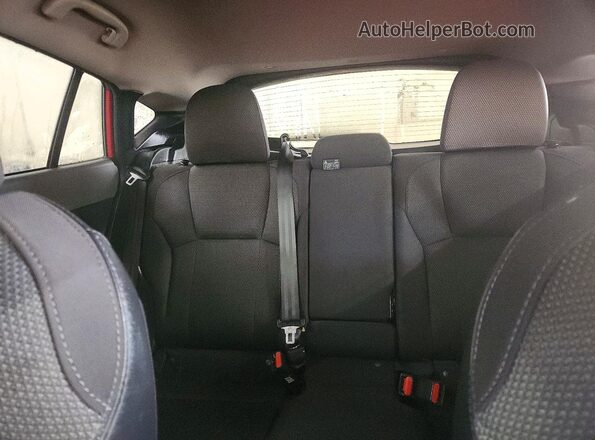 JF2GUADC8RH904286 2024 SUBARU CROSSTREK Red Rear seats view