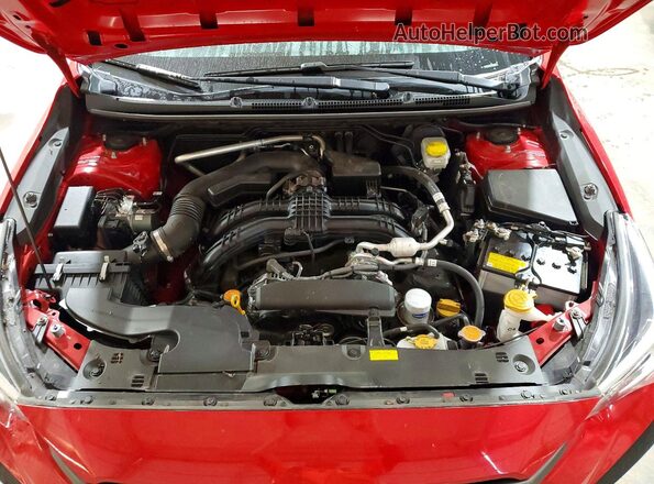 JF2GUADC8RH904286 2024 SUBARU CROSSTREK Red Engine compartment view