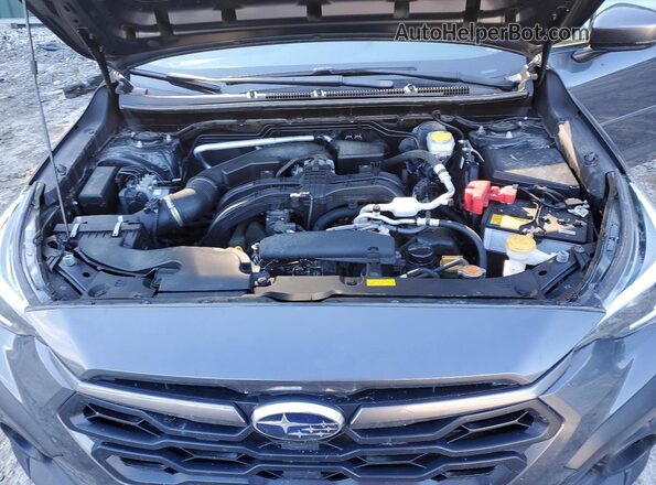 JF2GUHDC5S8210962 2025 SUBARU CROSSTREK Gray Вид задньої частини салону