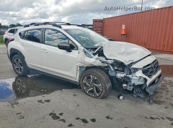 JF2GUHDC7SH218500 2025 SUBARU CROSSTREK White Przód prawy