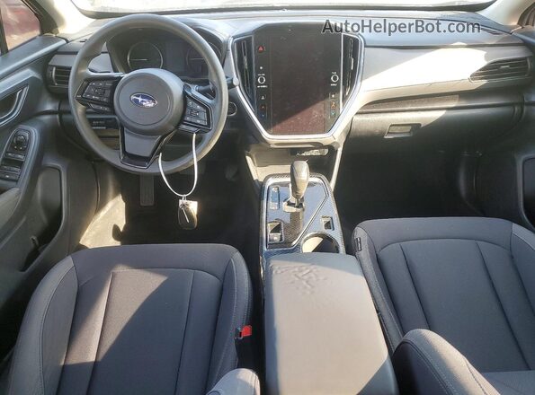 JF2GUHDCXS8216983 2025 SUBARU CROSSTREK Черный Вид панели приборов