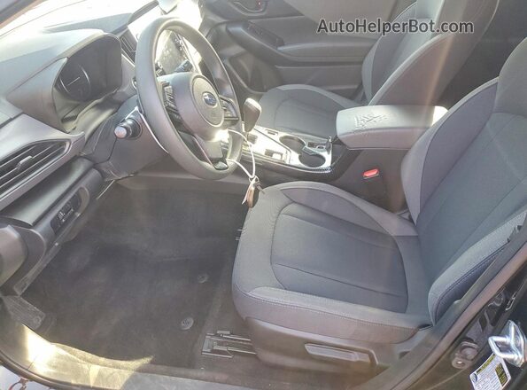 JF2GUHDCXS8216983 2025 SUBARU CROSSTREK Черный Вид салона спереди