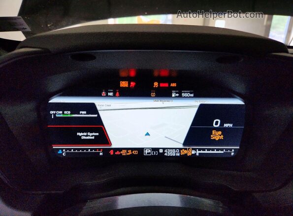 JF2GUSGD8T8205323 2026 SUBARU CROSSTREK Black Вид щитка приладів