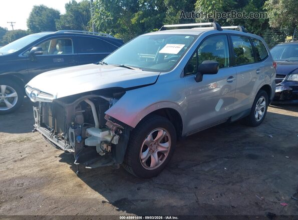 JF2SJAACXGG400879 2016 SUBARU FORESTER Silver Vista tres cuartos delantera izquierda