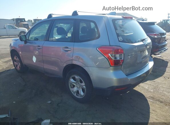 JF2SJAACXGG400879 2016 SUBARU FORESTER Silver Trasero izquierdo