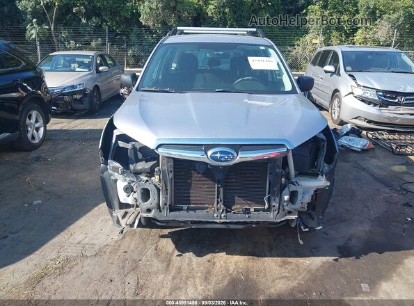 JF2SJAACXGG400879 2016 SUBARU FORESTER Silver Vista frontal