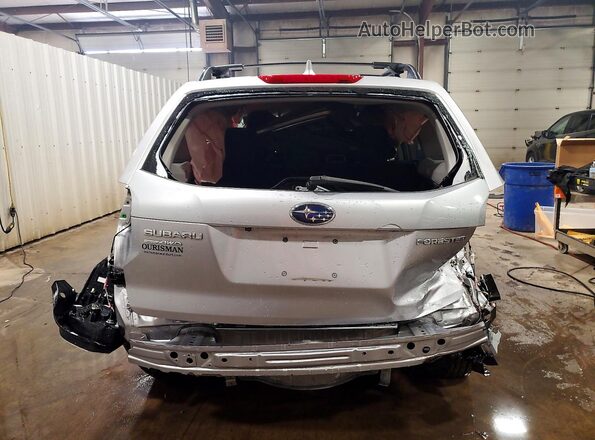 JF2SJABC1JH516844 2018 SUBARU FORESTER Silver უკანა ხედი