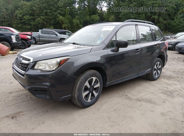 JF2SJABC2JH456492 2018 SUBARU FORESTER Navy წინა მარცხენა ხედი სამი მეოთხედიდან