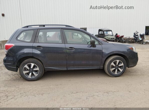 JF2SJABC2JH456492 2018 SUBARU FORESTER Navy უკანა სალონის ხედი