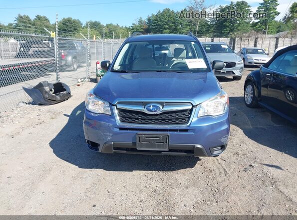 JF2SJABC4GH549457 2016 SUBARU FORESTER Blue უკანა სალონის ხედი