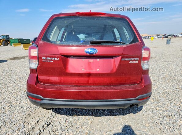 JF2SJABC4HH530232 2017 SUBARU FORESTER Red Widok z tyłu
