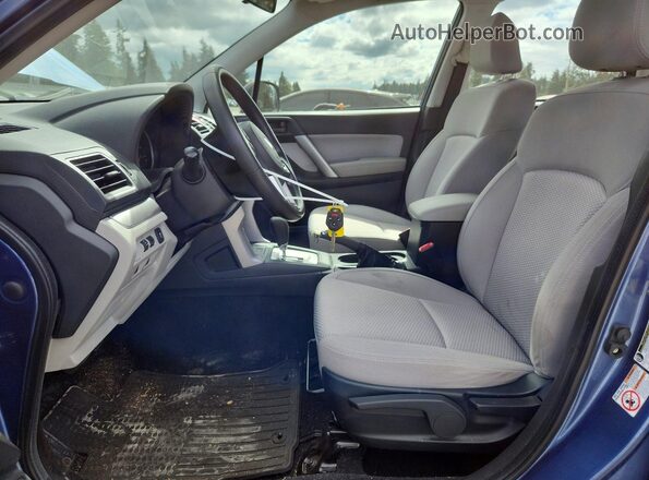 JF2SJABC5HH575177 2017 SUBARU FORESTER Blue წინა სალონის ხედი