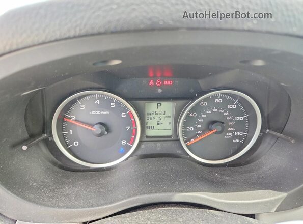 JF2SJABC5HH575177 2017 SUBARU FORESTER Blue ხელსაწყოთა პანელის ხედი