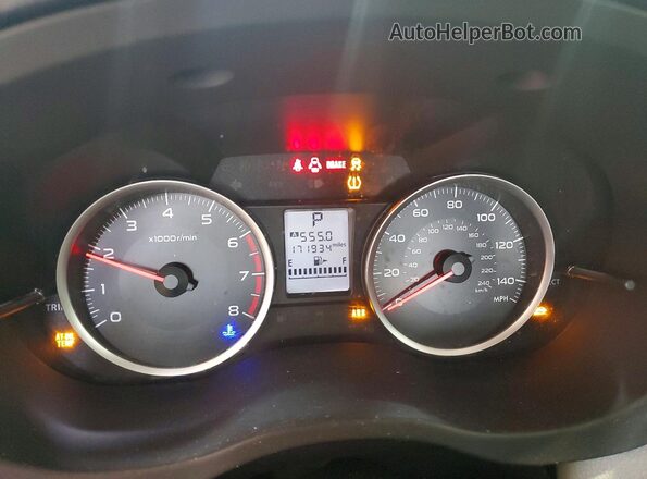 JF2SJABC8GH504196 2016 SUBARU FORESTER Blue ხელსაწყოთა პანელის ხედი