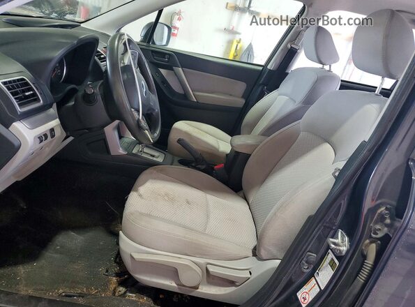 JF2SJABC8GH504196 2016 SUBARU FORESTER Blue წინა სალონის ხედი