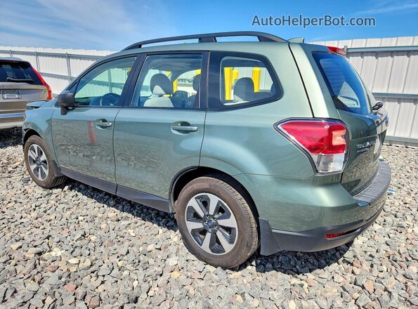 JF2SJABC9JH402686 2018 SUBARU FORESTER Green უკანა მარცხენა