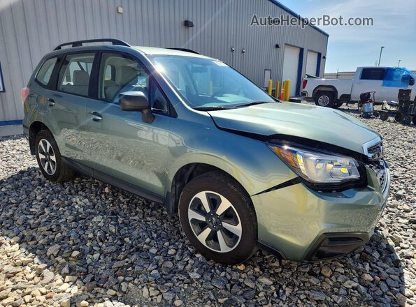 JF2SJABC9JH402686 2018 SUBARU FORESTER Green წინა მარჯვენა