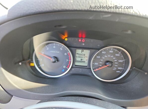 JF2SJABC9JH402686 2018 SUBARU FORESTER Green ხელსაწყოთა პანელის ხედი