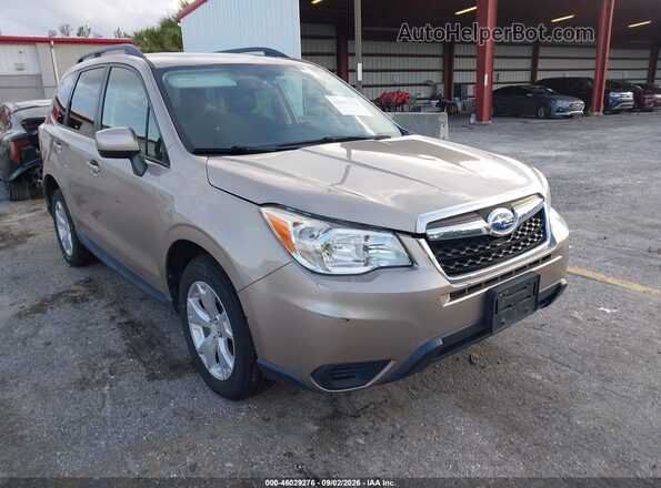JF2SJADC0GH431175 2016 SUBARU FORESTER Gold Вид спереду