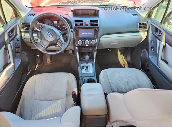 JF2SJADC1GH428883 2016 SUBARU FORESTER Burgundy Widok deski rozdzielczej