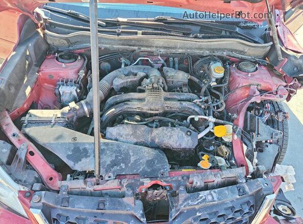 JF2SJADC1GH428883 2016 SUBARU FORESTER Burgundy Widok komory silnika