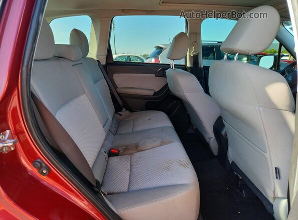 JF2SJADC1GH428883 2016 SUBARU FORESTER Burgundy Widok wnętrza z tyłu