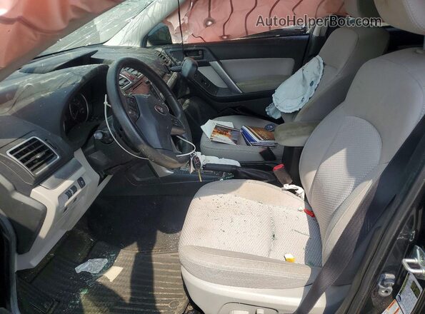JF2SJADC2GH466168 2016 SUBARU FORESTER Угольный Вид салона спереди