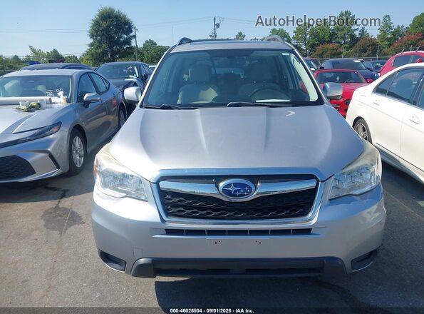 JF2SJADC2GH528670 2016 SUBARU FORESTER Silver Front view