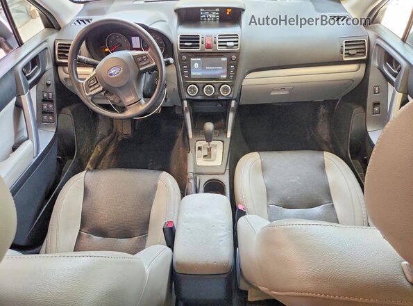 JF2SJADC3GH496232 2016 SUBARU FORESTER Белый Вид панели приборов