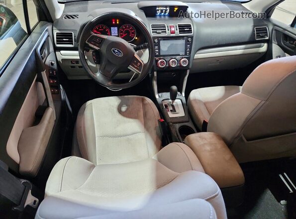 JF2SJADC4GH514141 2016 SUBARU FORESTER Gray Առջևի վահանակի տեսք