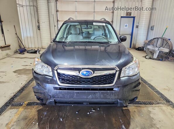 JF2SJADC4GH514141 2016 SUBARU FORESTER Gray Դիմացի տեսք