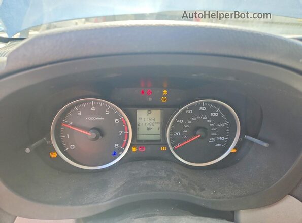 JF2SJADC4GH528010 2016 SUBARU FORESTER Blue Instrument cluster view