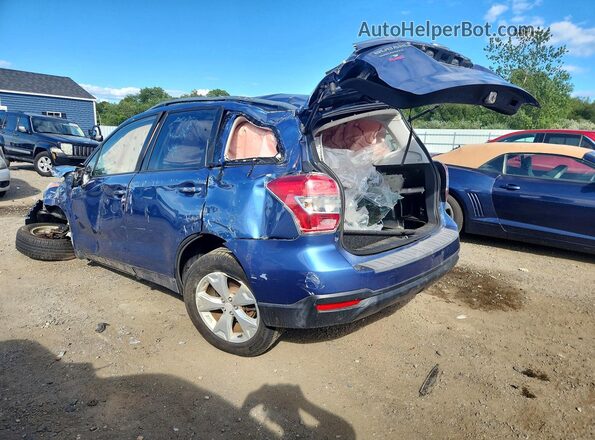 JF2SJADC8GH562967 2016 SUBARU FORESTER Синий Задняя левая четверть