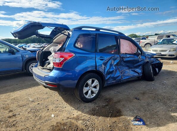 JF2SJADC8GH562967 2016 SUBARU FORESTER Синий Задняя правая четверть