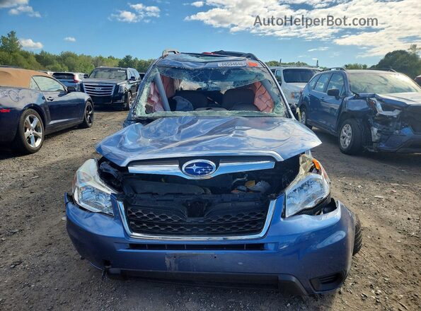 JF2SJADC8GH562967 2016 SUBARU FORESTER Синий Вид спереди