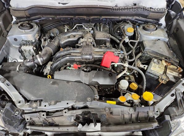JF2SJADC9GH440439 2016 SUBARU FORESTER Silver ძრავის განყოფილების ხედი