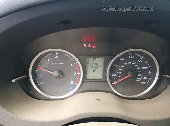 JF2SJAEC0HH509597 2017 SUBARU FORESTER Silver Вид щитка приладів
