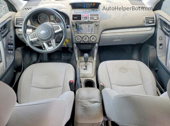JF2SJAEC0HH509597 2017 SUBARU FORESTER Silver Вид панелі приладів