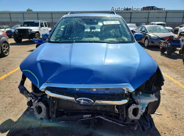 JF2SJAEC1JG448174 2018 SUBARU FORESTER Blue წინა ხედი
