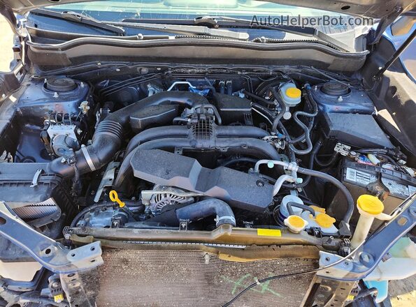 JF2SJAEC1JG448174 2018 SUBARU FORESTER Blue ძრავის განყოფილების ხედი