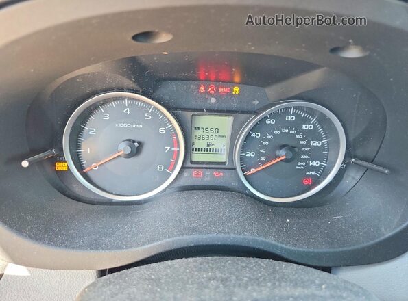 JF2SJAEC1JG448174 2018 SUBARU FORESTER Blue ხელსაწყოთა პანელის ხედი