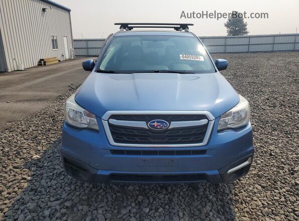 JF2SJAEC4HH458640 2017 SUBARU FORESTER Blue Widok z przodu