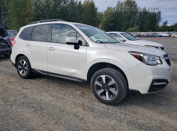 JF2SJAEC5JH444199 2018 SUBARU FORESTER Белый Передняя правая четверть