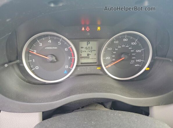 JF2SJAEC5JH444199 2018 SUBARU FORESTER Белый Вид щитка приборов
