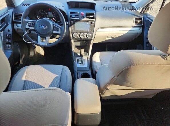 JF2SJAEC5JH504224 2018 SUBARU FORESTER Black Dashboard view