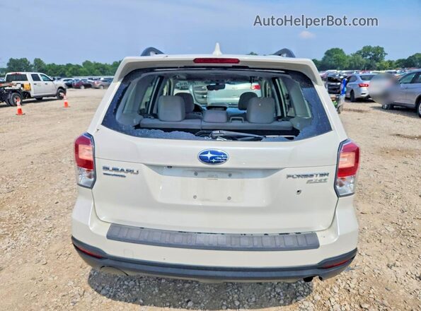 JF2SJAEC6HH448028 2017 SUBARU FORESTER White Вид ззаду