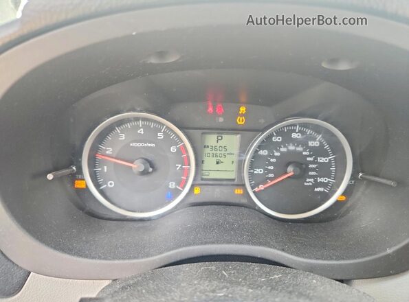 JF2SJAEC6HH448028 2017 SUBARU FORESTER White Вид щитка приладів
