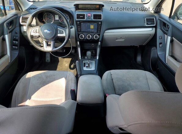 JF2SJAEC9HH469231 2017 SUBARU FORESTER Charcoal წინა პანელის ხედი